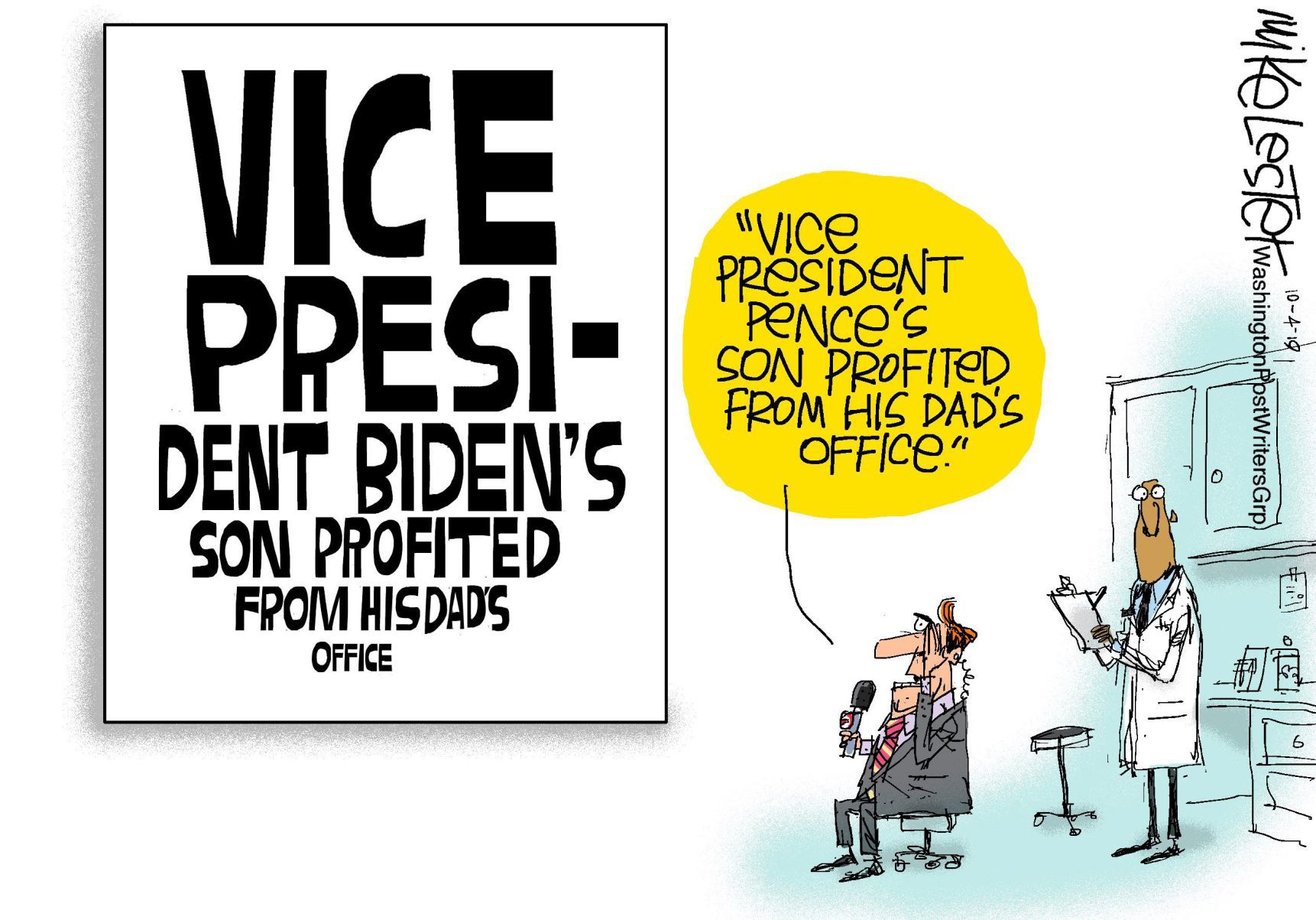 Mike Lester cartoon